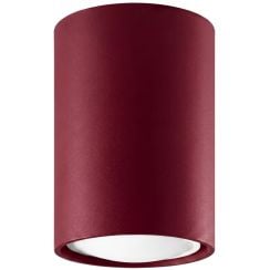 Sollux Lighting Lagos mennyezeti lámpa 1x10 W burgundi SL.2069