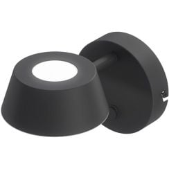 Open Design Timo Parette Nero CCT oldalfali lámpa 1x6 W fekete OR86522