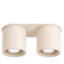 Sollux Lighting Orbis mennyezeti lámpa 2x10 W bézs SL.2088