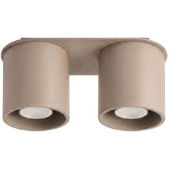 Sollux Lighting Orbis mennyezeti lámpa 2x10 W bézs SL.2091