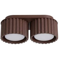 Sollux Lighting Aura mennyezeti lámpa 2x10 W barna SL.2427