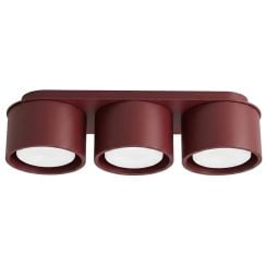 Sollux Lighting Modo mennyezeti lámpa 3x10 W burgundi SL.2456