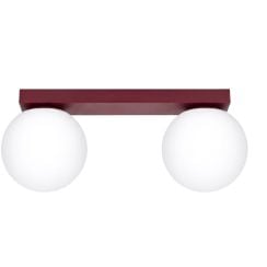 Sollux Lighting Yoli mennyezeti lámpa 2x8 W burgundi SL.2251