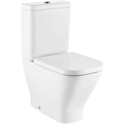Készlet kompakt WC csésze Roca Square A34273A000, öblítő Roca Gap Square A341470000, A801732001