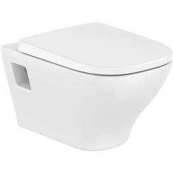 Készlet WC csésze Roca Optica A346V14000, WC ülőke Roca Optica A801F72002