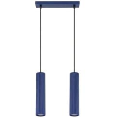Sollux Lighting Karbon függőlámpa 2x10 W kék SL.2312