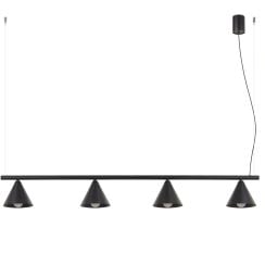 Sollux Lighting Nox függőlámpa 4x10 W fekete SL.2552
