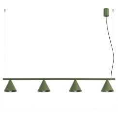 Sollux Lighting Nox függőlámpa 4x10 W zöld SL.2555