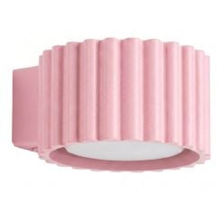 Sollux Lighting Aura oldalfali lámpa 1x8 W rózsaszín SL.2622
