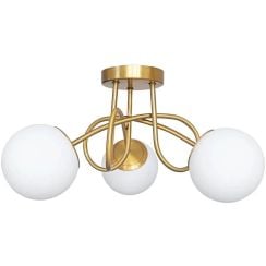 Goldlux Bianca mennyezeti lámpa 3x12 W fehér-arany 341648