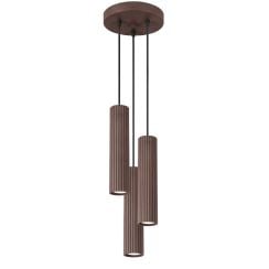 Sollux Lighting Karbon függőlámpa 3x10 W barna SL.2342