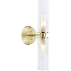 Markslöjd Rimini oldalfali lámpa 2x20 W sárgaréz 109236