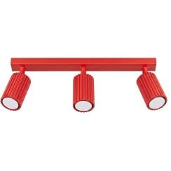 Sollux Lighting Karbon mennyezeti lámpa 3x10 W piros SL.2366