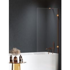 New Trendy Eventa Copper Brushed zuhanyparaván 60 cm egyrészes réz csiszolt/átlátszó üveg EXK-8212