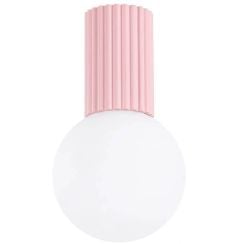 Sollux Lighting Halo mennyezeti lámpa 1x8 W fehér-rózsaszín SL.2386