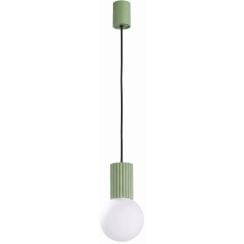 Sollux Lighting Halo függőlámpa 1x8 W fehér-zöld SL.2390