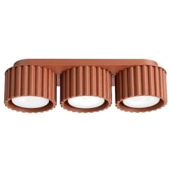 Sollux Lighting Aura mennyezeti lámpa 3x10 W piros SL.2632