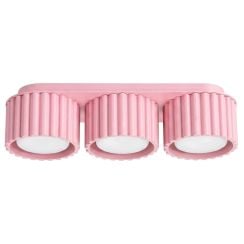 Sollux Lighting Aura mennyezeti lámpa 3x10 W rózsaszín SL.2638
