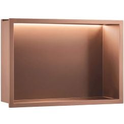 Rea süllyesztett polc 45 cm réz REA-08567