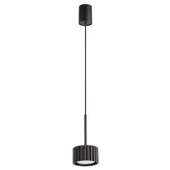 Sollux Lighting Aura függőlámpa 1x10 W fekete SL.2677