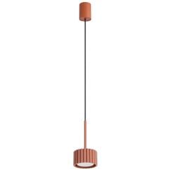 Sollux Lighting Aura függőlámpa 1x10 W piros SL.2680