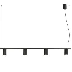 Sollux Lighting Karbon függőlámpa 4x10 W fekete SL.2712