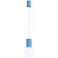 Sollux Lighting Halo függőlámpa 1x8 W fehér-kék SL.2402
