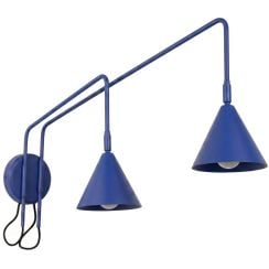Sollux Lighting Nox oldalfali lámpa 2x10 W kék SL.2514