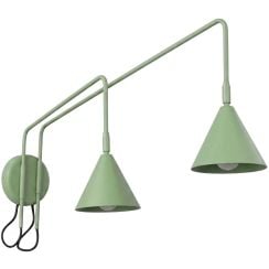 Sollux Lighting Nox oldalfali lámpa 2x10 W zöld SL.2516