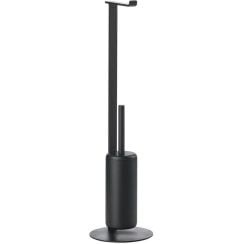 Zone Denmark Rim wc kefe tartó wc-kefével fekete 37781