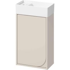 Készlet szekrény Cersanit Crea II S1058-024, mosdótál Cersanit Crea K114-004