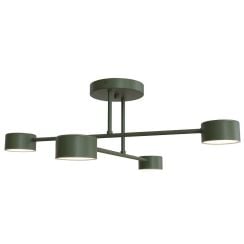 Emibig Halo mennyezeti lámpa 4x10 W zöld 1841/4