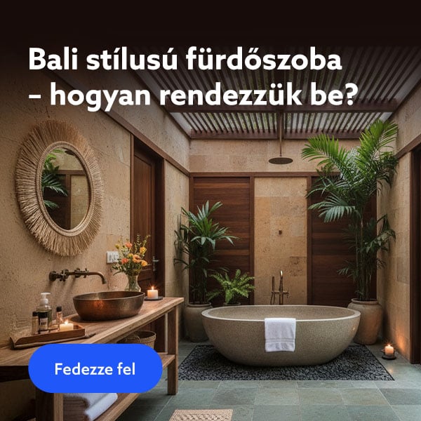 Bali stílusú fürdőszoba – hogyan rendezzük be?